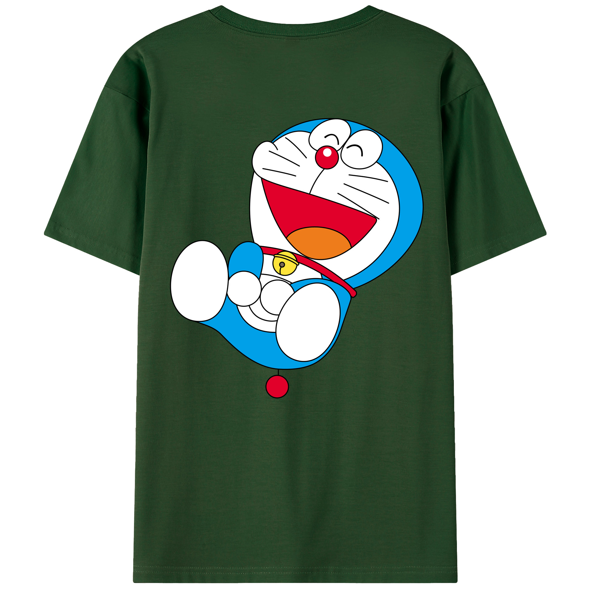 （画像用） ドラえもん Doraemon 綿100％半袖Tシャツ（背面プリント）